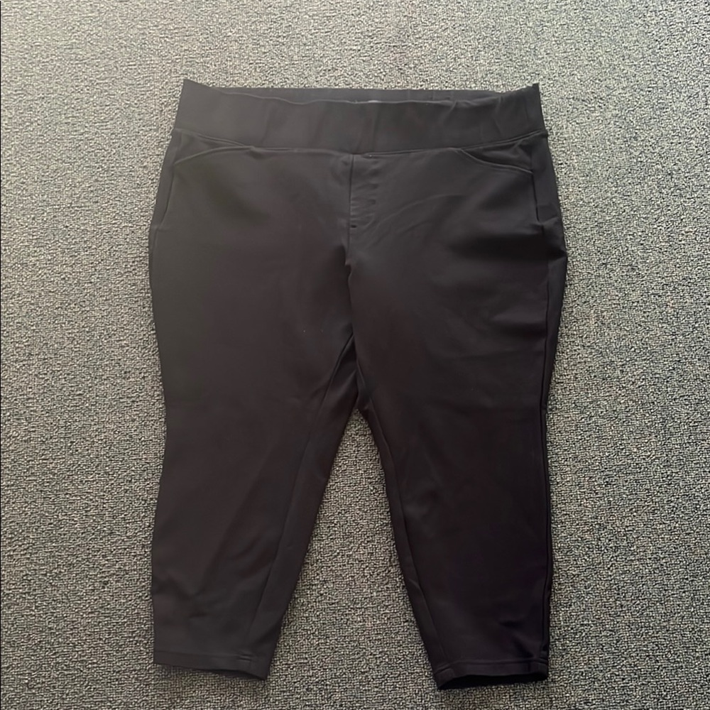 Plus Size Torrid Black Pull-On-Pixie Pants - image 1